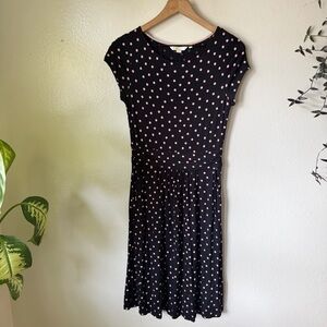 Boden | Amelia Polka Dot Jersey Knit Dress